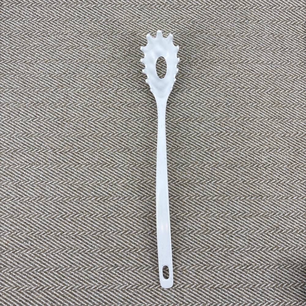 Rowoco Melamine Heat Resistant Slotted Pasta Spoon